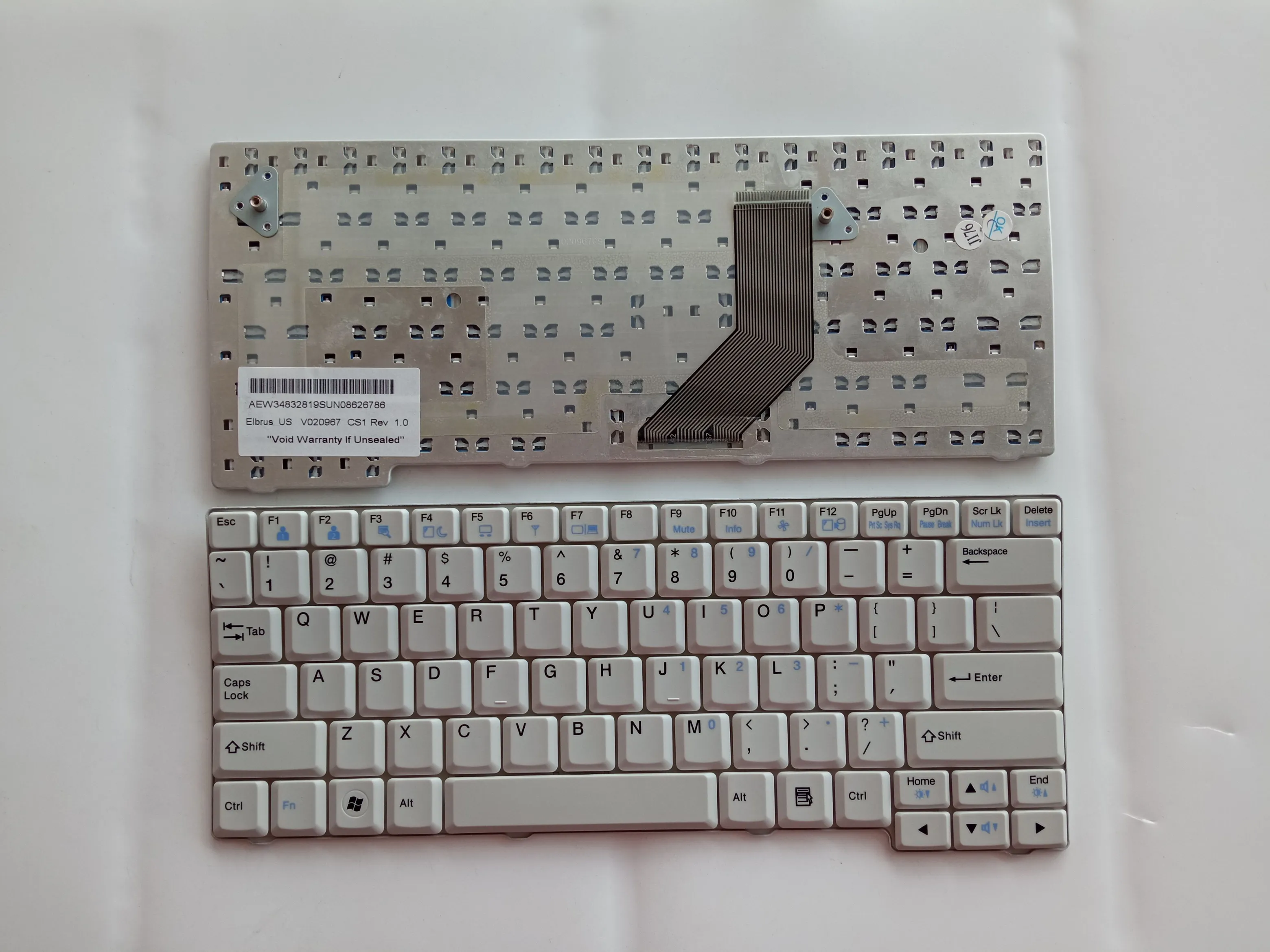 Picture of Laptop US keyboard forNew Replacement Keyboard Laptop For LG E200 WHITE US US Layout